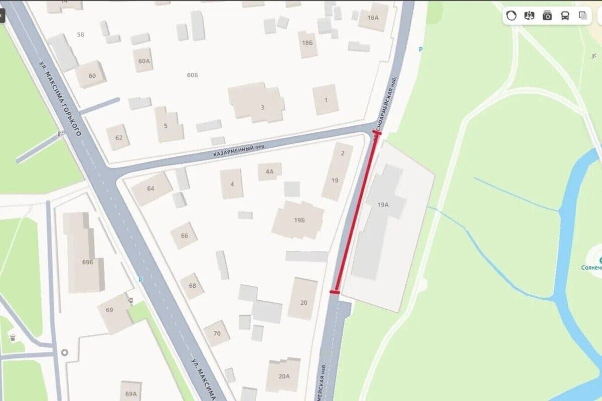 Restriction of traffic on the Krasnoarmeysk embankment extended