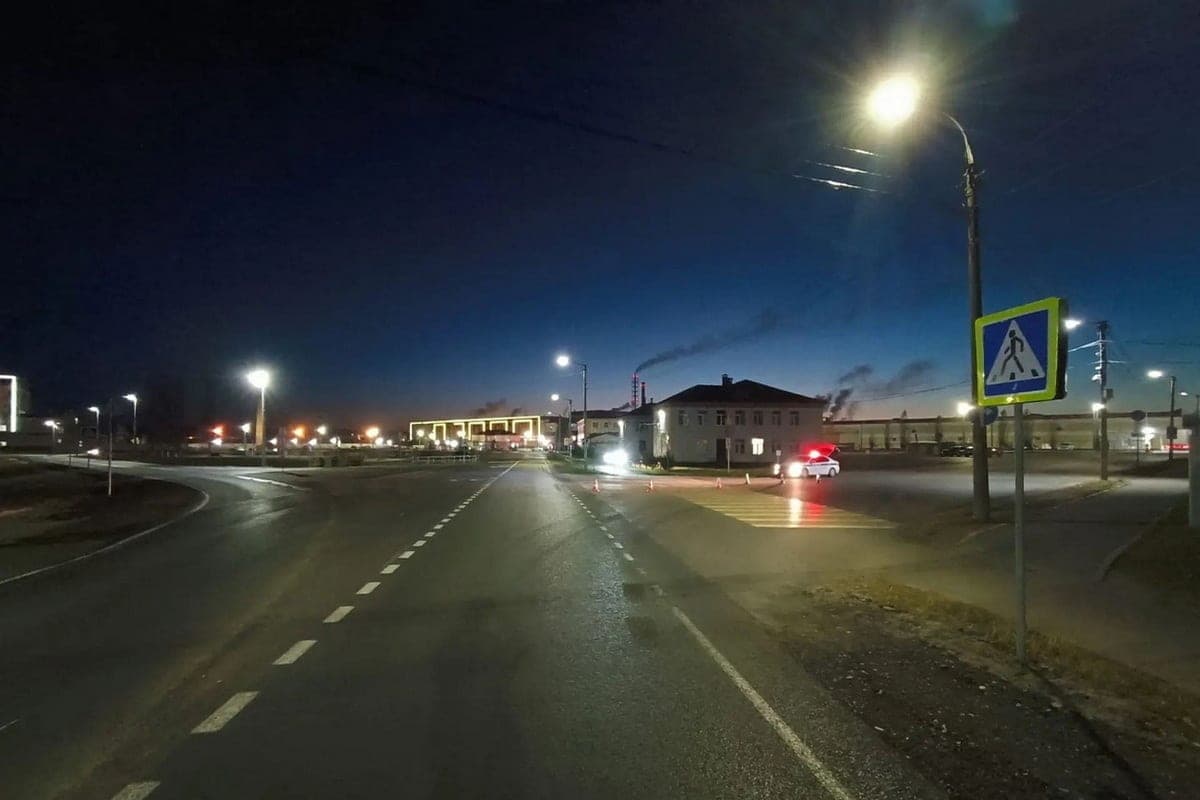 In Volzhsk, the car hit a pedestrian and left