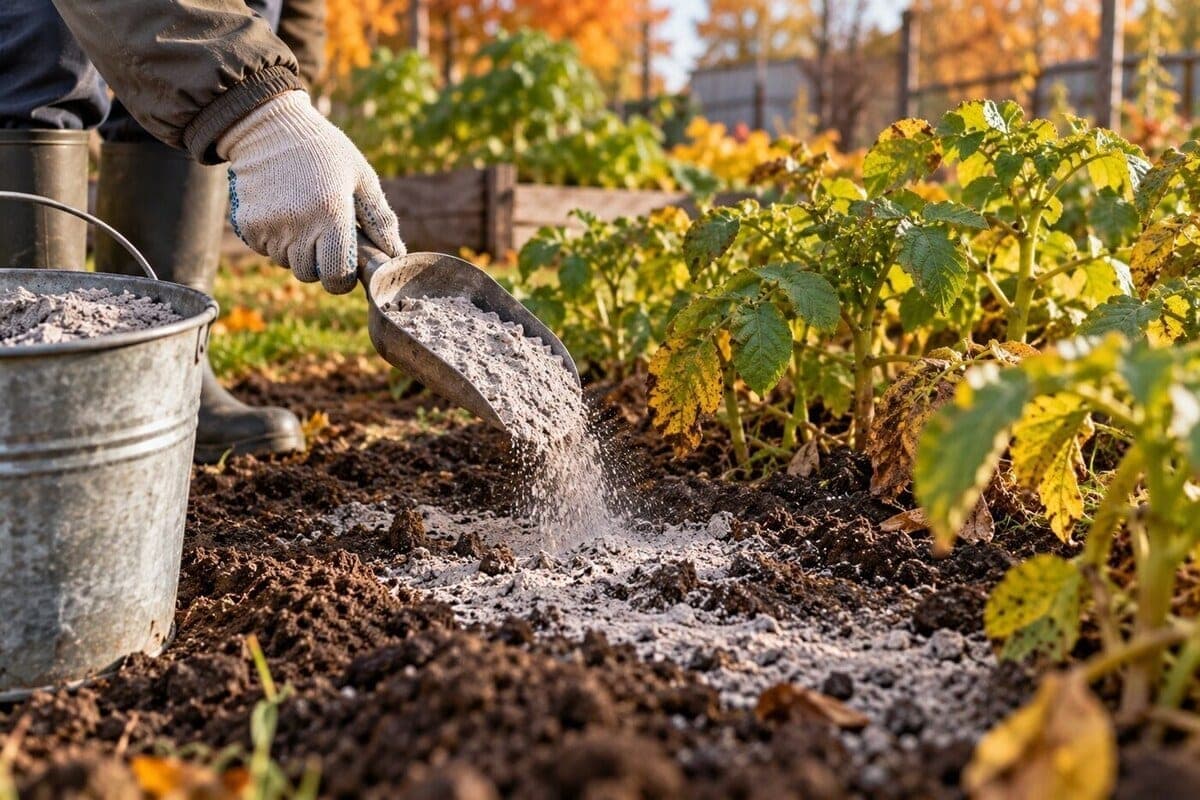 PH-Wert des Bodens vor der Anwendung der Herbstasche