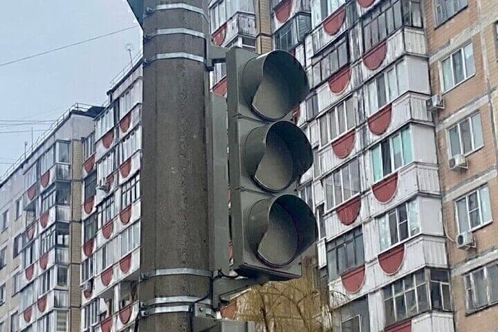 В Белгороде местами погасли светофоры