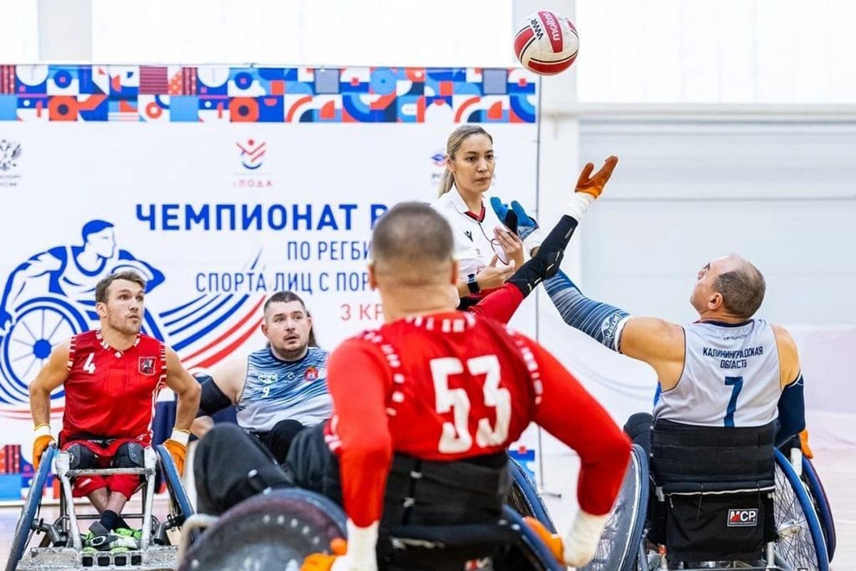Kaliningrad for the first time hosted the championship of Russia in rugby in wheelchairs