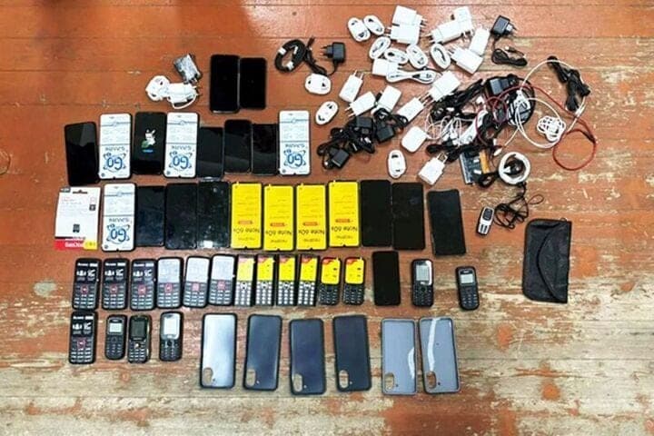 In SIZO-1 Makhachkala stopped the attempt to carry 41 phones