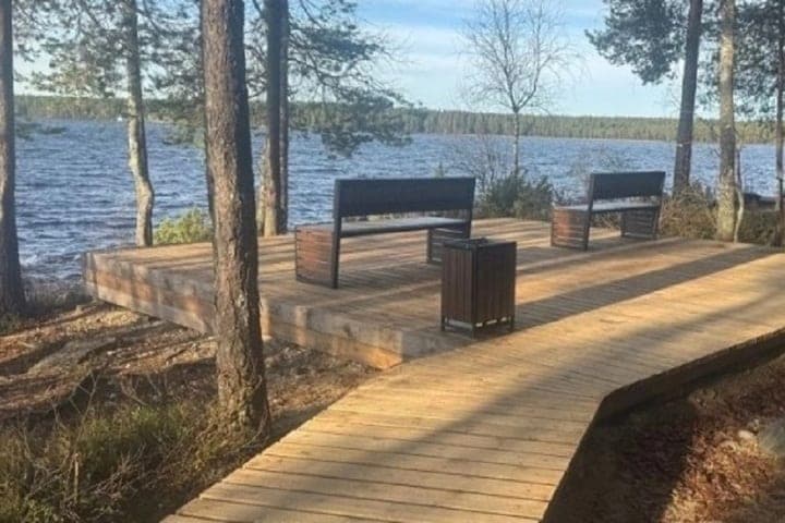 В Костомукше по благоустраивают набережную озера Контокки