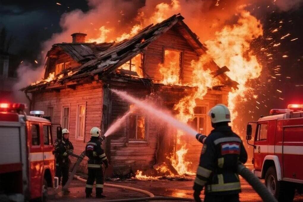In Buryatia, an 84-year-old woman died in a fire due to smoking, her son was hospitalized