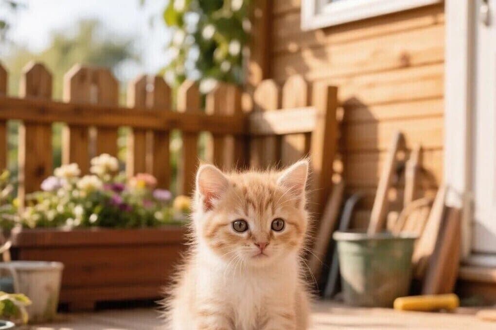 Under Voronezh, a man places traps for domestic cats