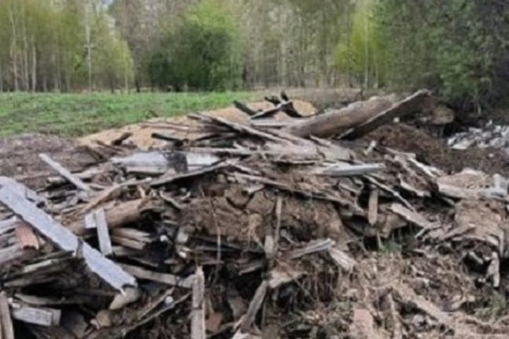Сельхозземли площадью 43 га под Тулой оказались под стройотходами