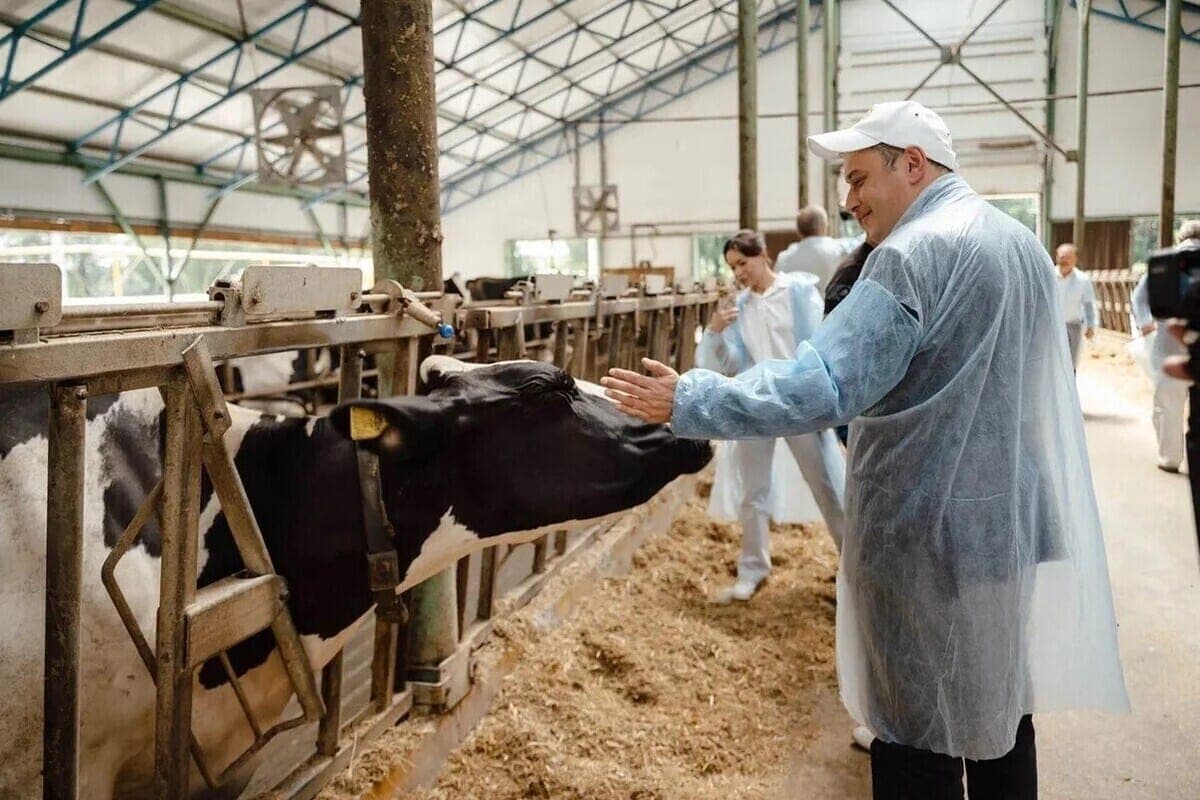 Hinstein congratulated the Kursk farmers on the holiday