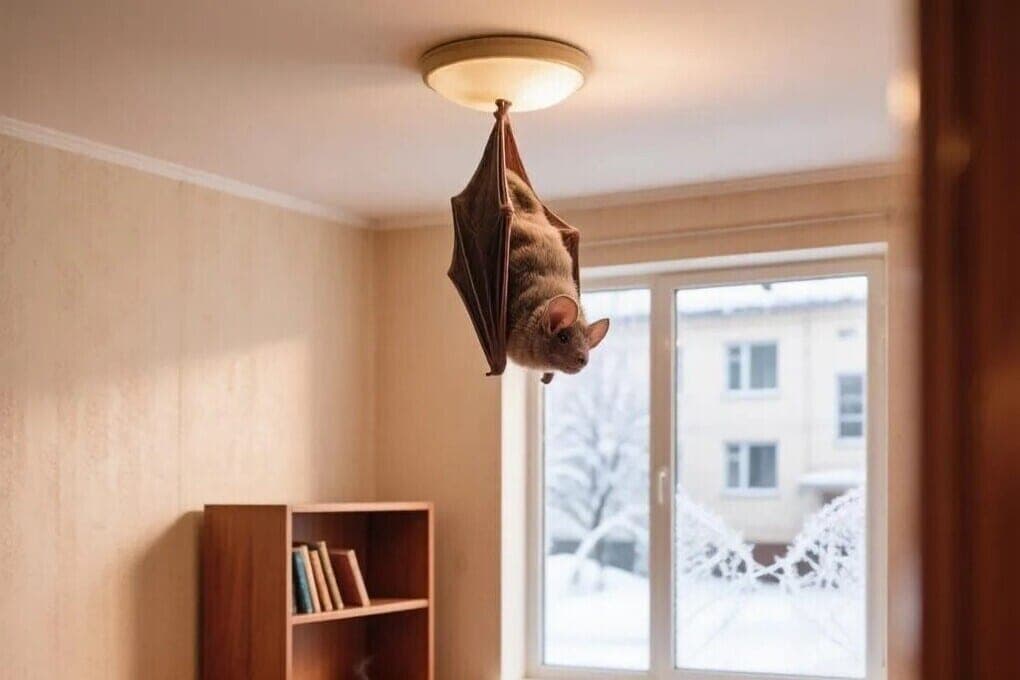 In one of the apartments Odintsov flew a bat