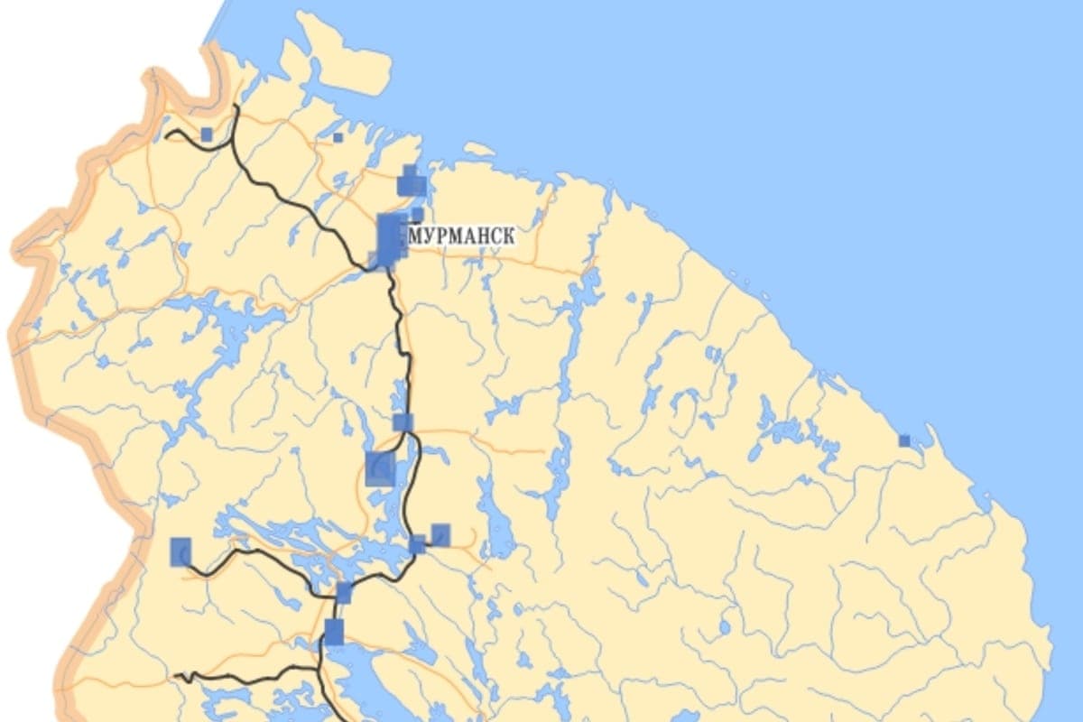 In the Murmansk region created digital maps of cities and districts by 27%