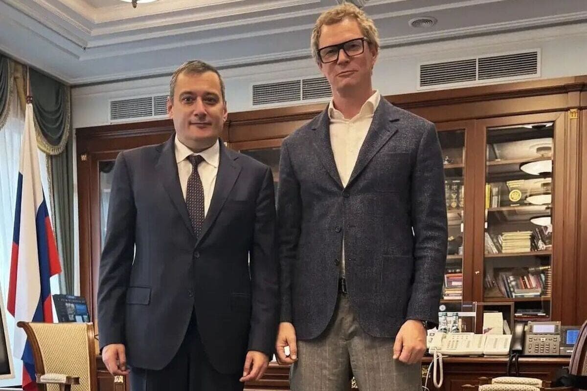 Hinstein diskutierte mit dem Leiter der FTS Steuernachhaltigkeit der Region Kursk
