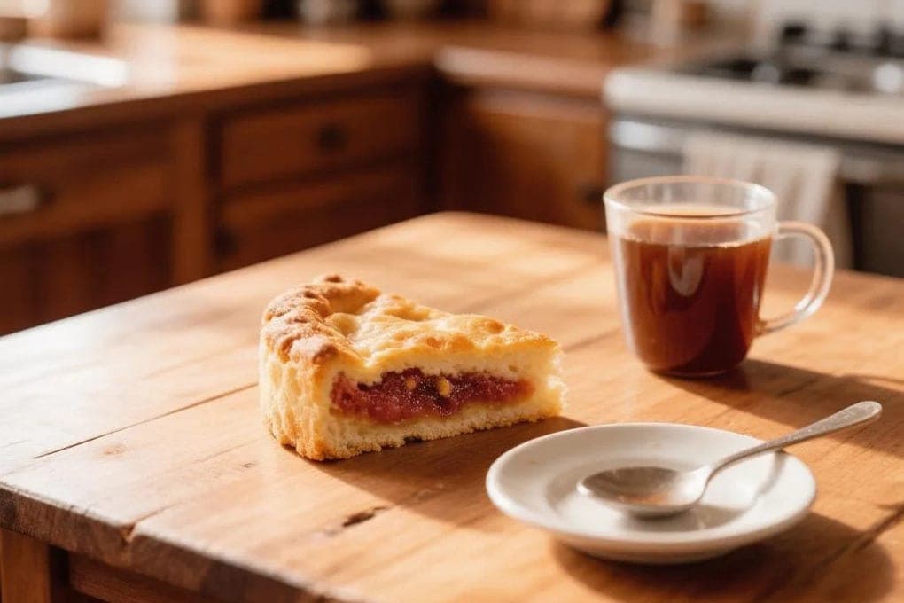 Warum müssen Sie morgen ein Stück Kuchen auf den Tisch legen