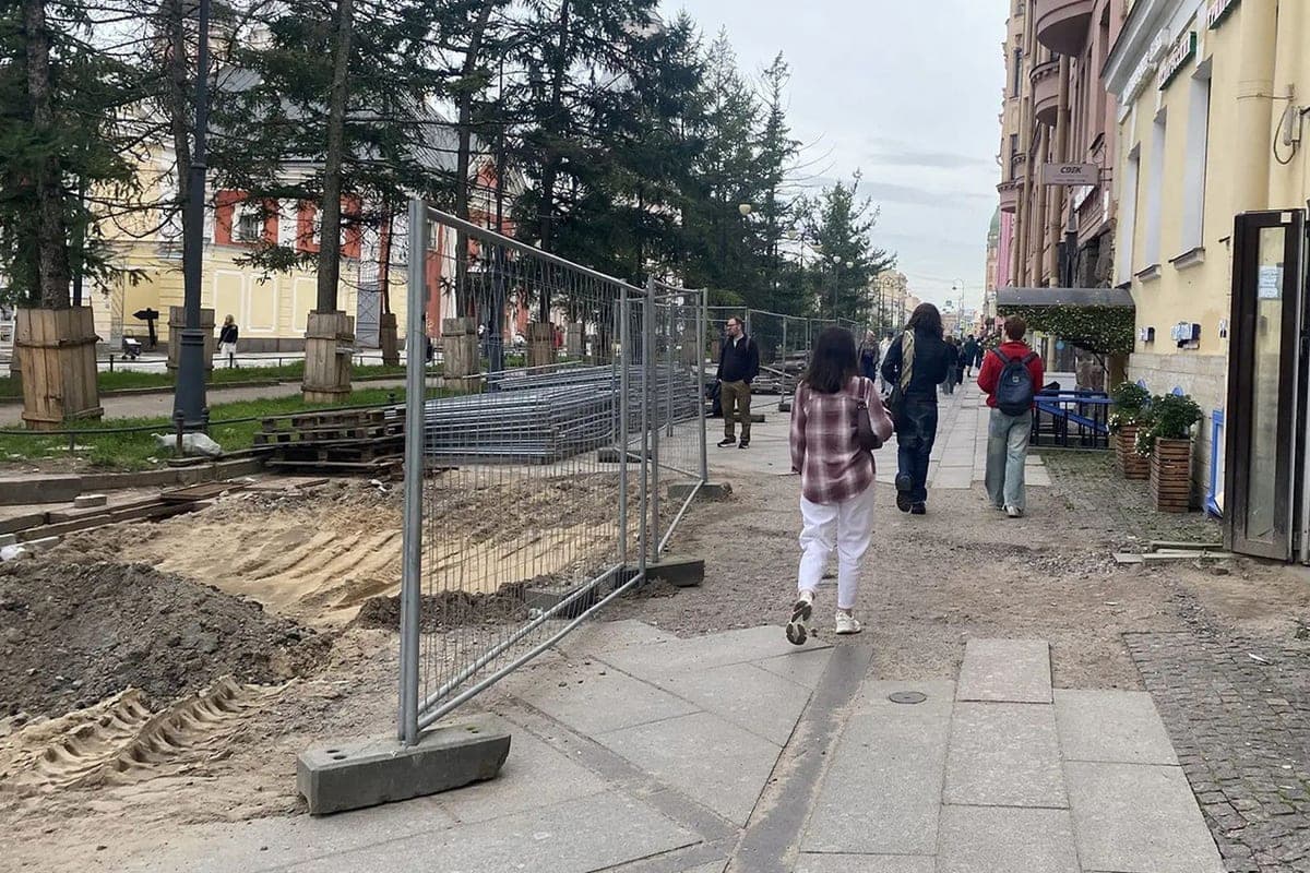 «Полосу препятствий» на Васильевском острове пообещали ликвидировать в октябре
