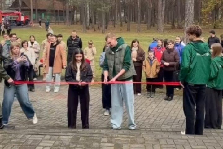 “Amphitheater in the Bor”: a new youth space was opened in Yukhnov