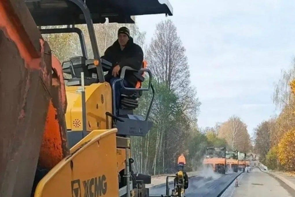 In the Yartsevsky district according to the national project, a section of the Yartsevo-Zasyzhye highway is being repaired