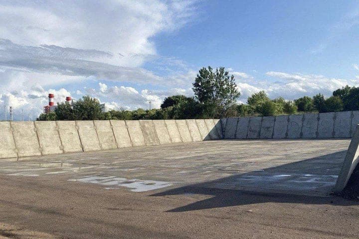 В Гусеве открыли площадку для крупногабаритных отходов