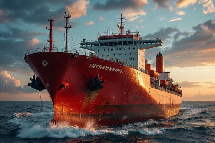 Media: oil tanker ship was damaged from a mine explosion in the Strait of Hormuz