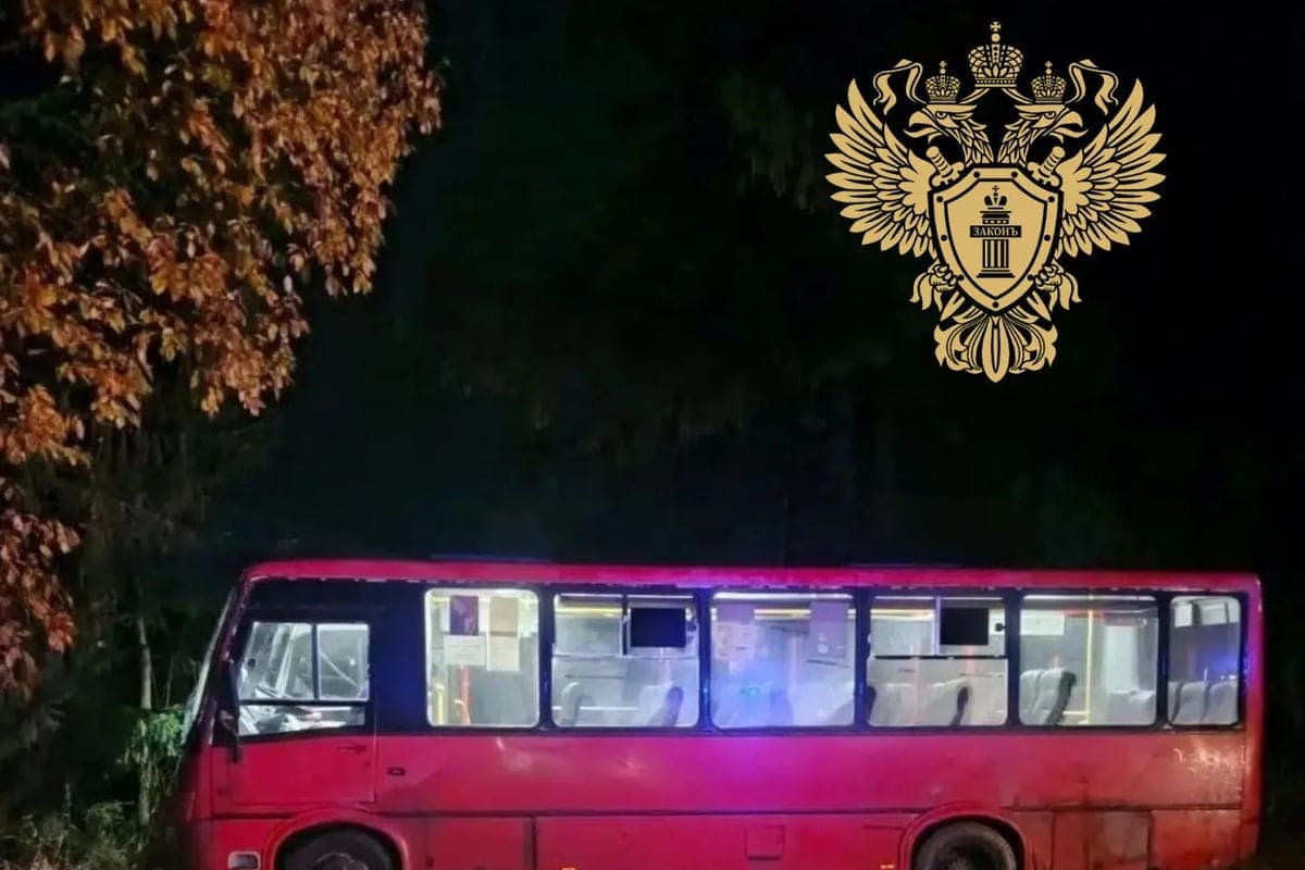 Volosov prosecutors are checking after an accident with a passenger bus
