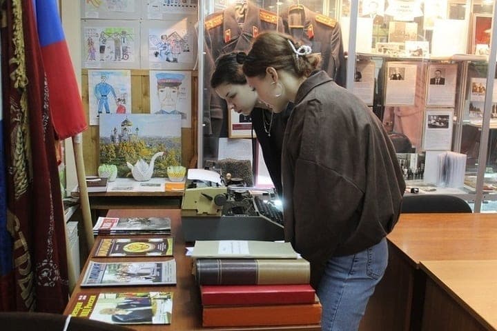 In Serpukhov, police conducted a tour for students in the museum
