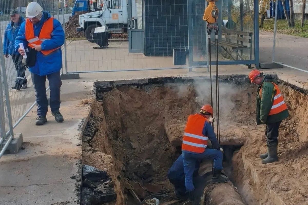 Residents of the Western district of Veliky Novgorod returned the heat after a major accident