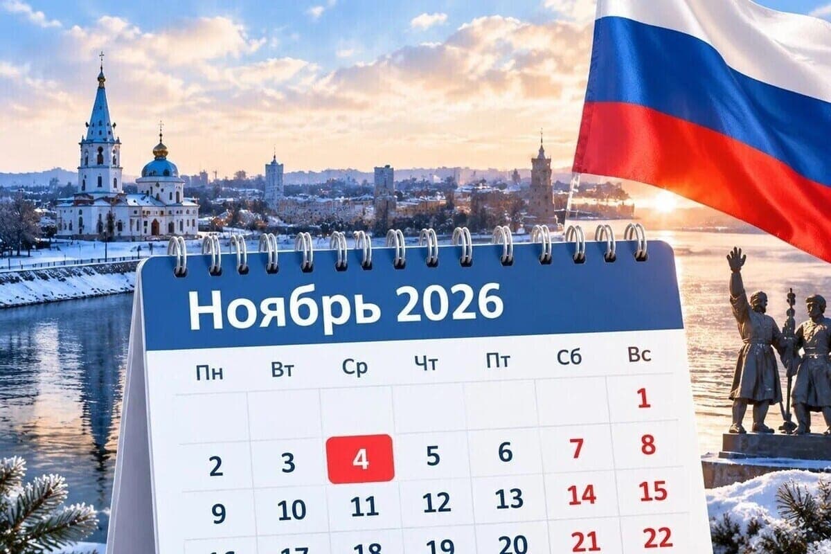 Ноябрь подарит жителям Иркутска дополнительный выходной день