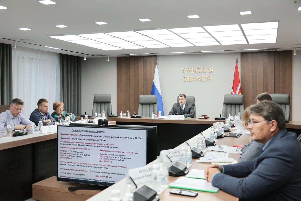 Three Tula companies will receive loans worth more than 55 million rubles