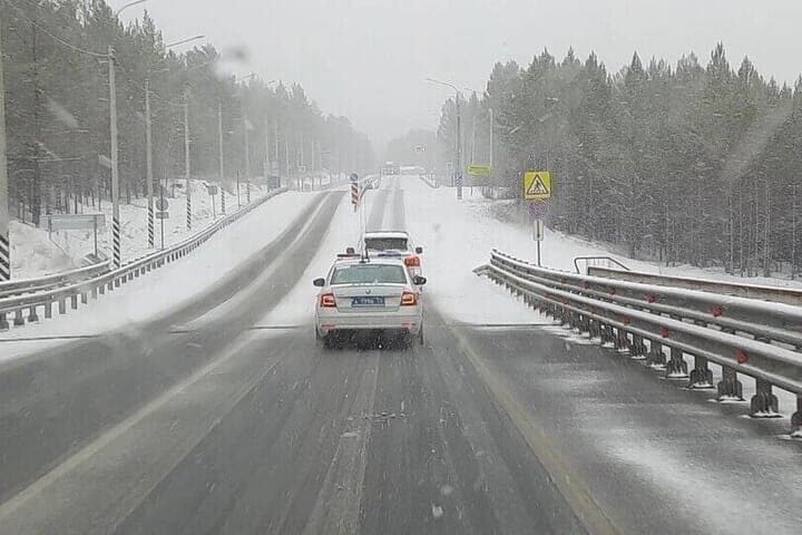 Snow fell in four districts of Transbaikalia