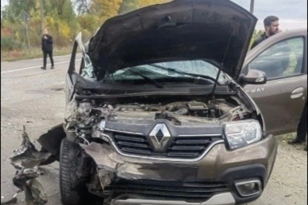 On the road in the Orel region faced a car and a truck