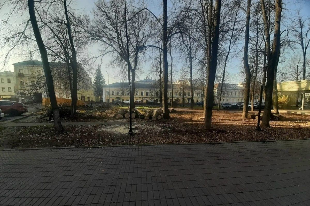In Yaroslavl from Pervomaysky Boulevard removed all parked cars
