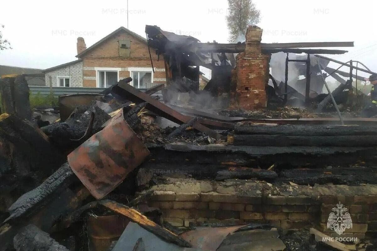 In the village of Suvorovo, Bryansk region there was a fire in a residential building