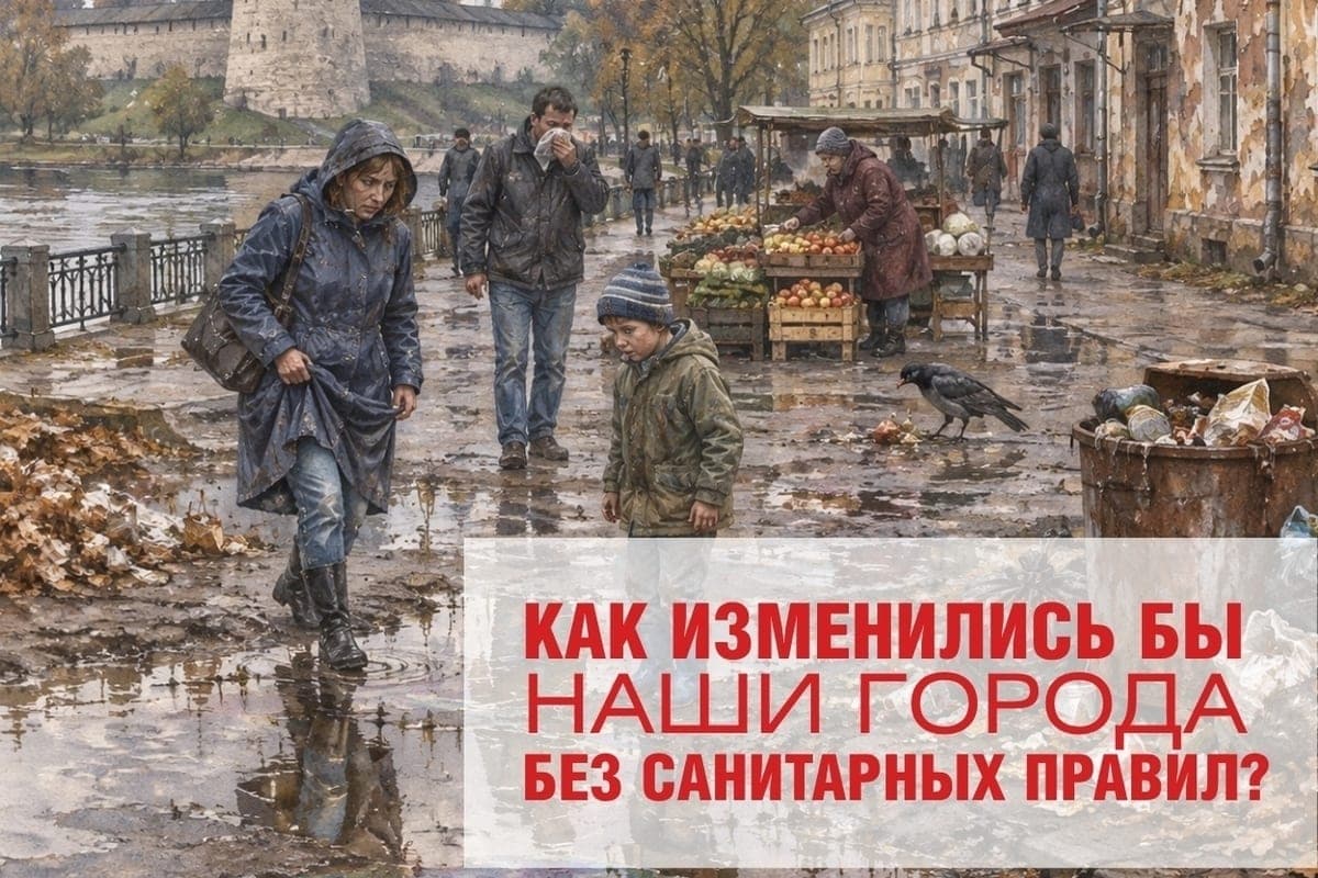 Каким был бы Псков без санитарных норм?