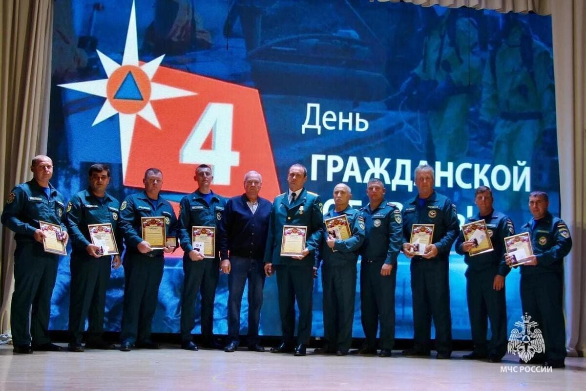 Firefighters from Kotelnikovo Volgograd region awarded for dedication