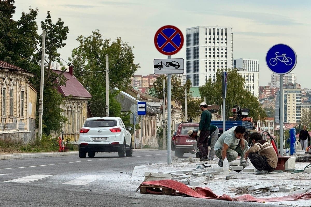 В Уфе закатают в гранит Валиди, Новомостовую, Цюрупы и Октябрьской Революции