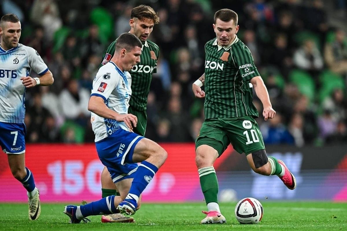Double Dmitry Worobyov half "Krasnodar", Moskau "Dynamo" im Cup zu schlagen