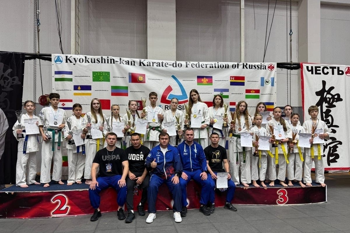 Five champions and 17 awards: Ulyanovsk karate players distinguished themselves at the championship of Russia