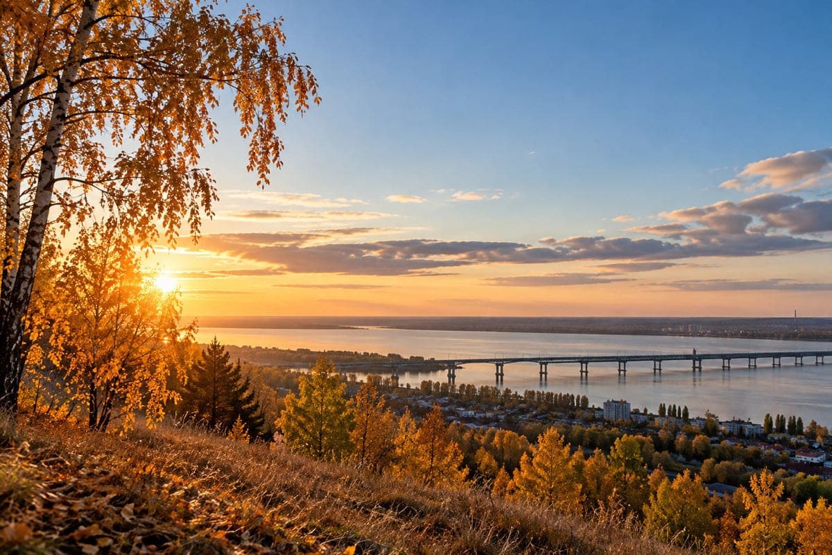 In der Region Uljanowsk wird sich am 13. Oktober auf +23 Grad erwärmen