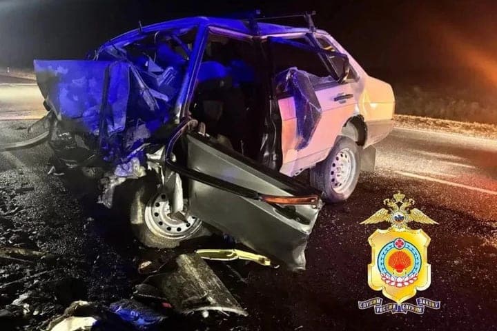 Trois personnes ont été victimes d'une collision frontale sur l'autoroute Caspian à Kalmykia