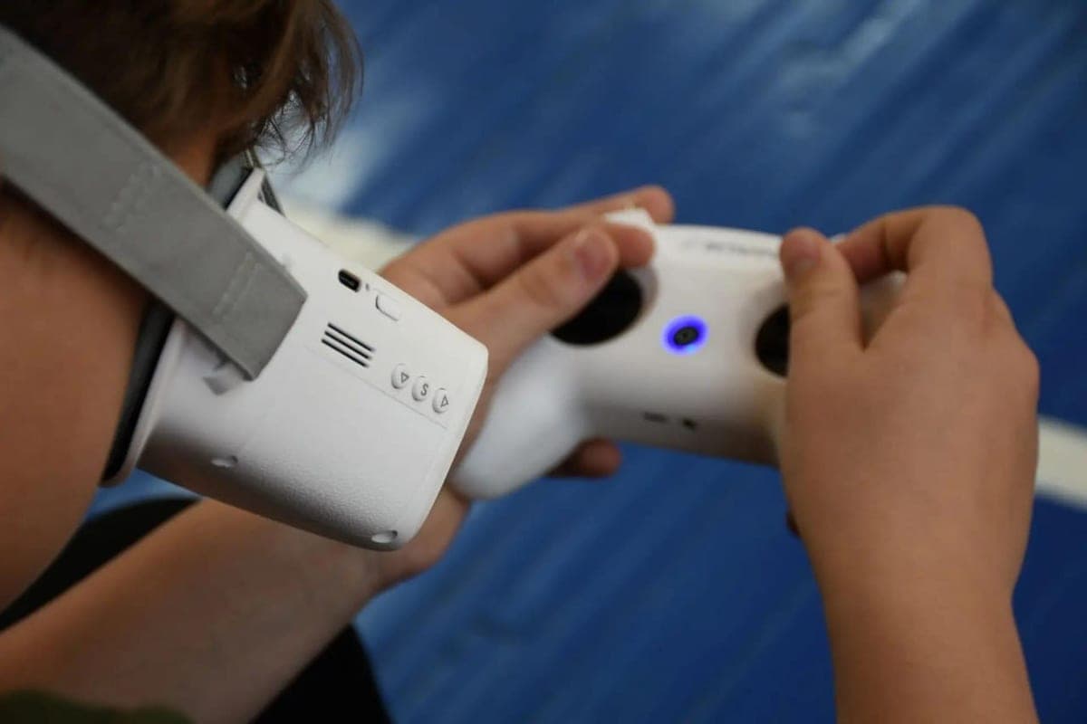 In Skadovsk wurde die Meisterschaft im Drohnenrennen unter Junioren ausgetragen