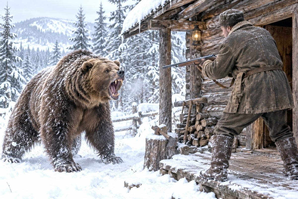 Attention, bear!