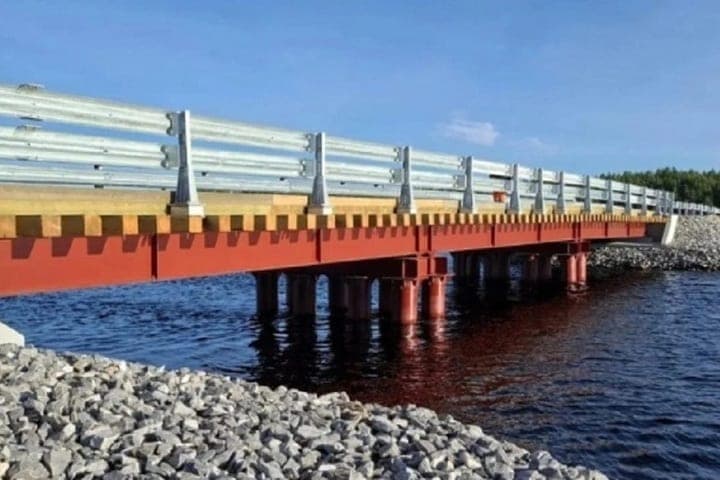 In the village of Ondozero completed the reconstruction of the bridge