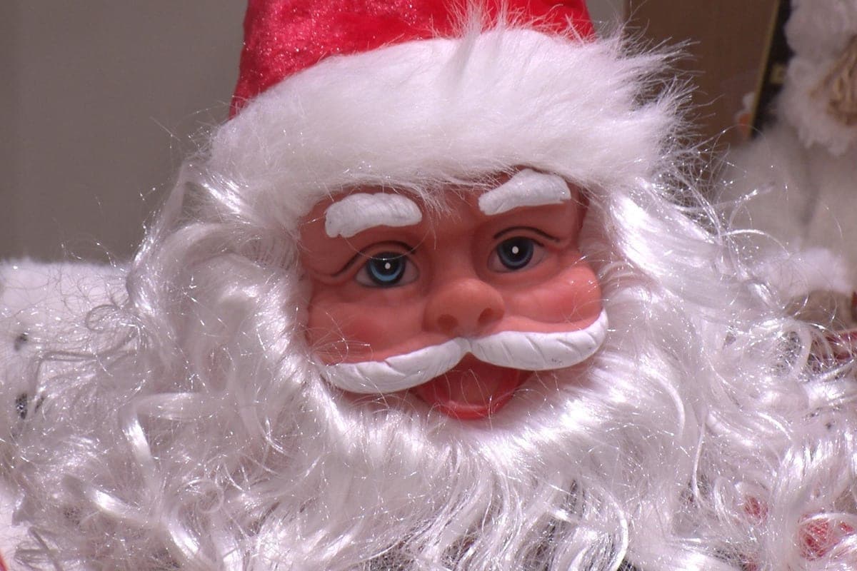 Leningrader Schulkinder können dem Weihnachtsmann zum Neujahr gratulieren