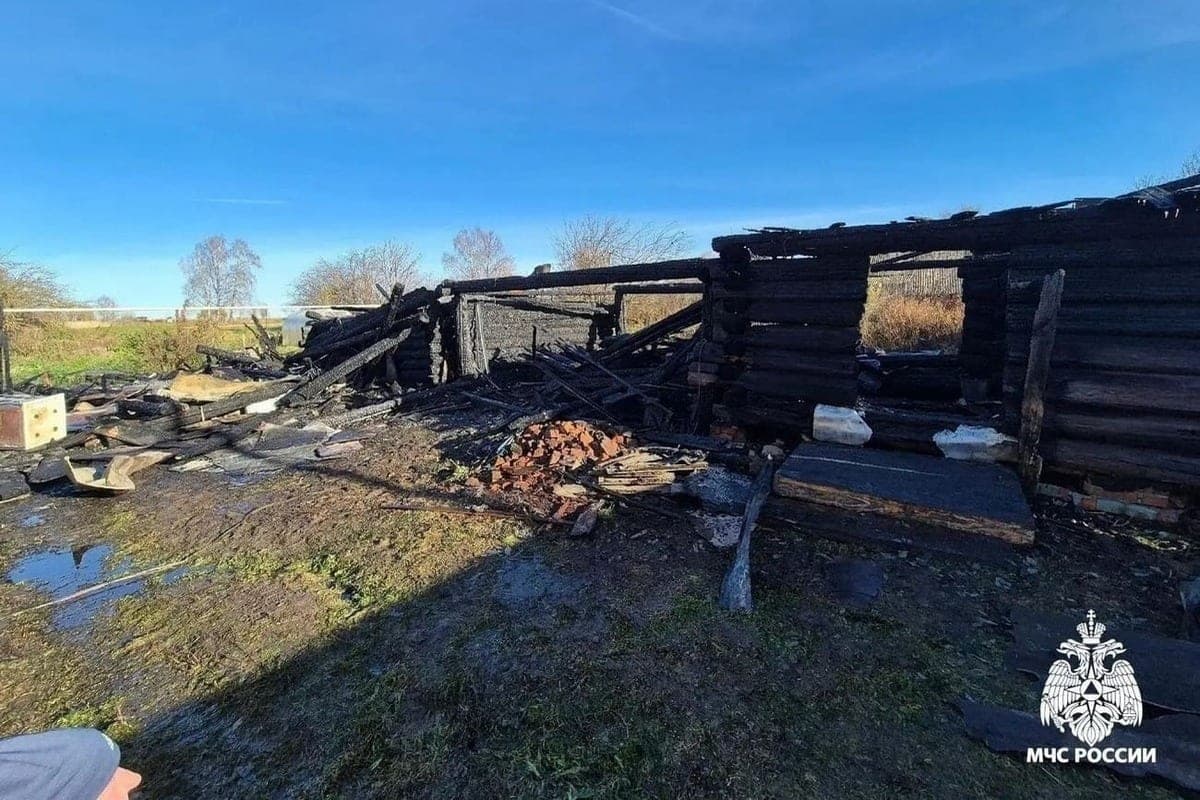 In the Medvedev district from the fire affected private household