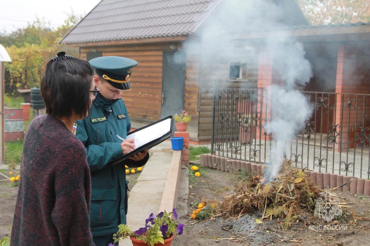 In Kursk in the SNT “Friendship” aerial reconnaissance Ministry of Emergencies found three points of fire