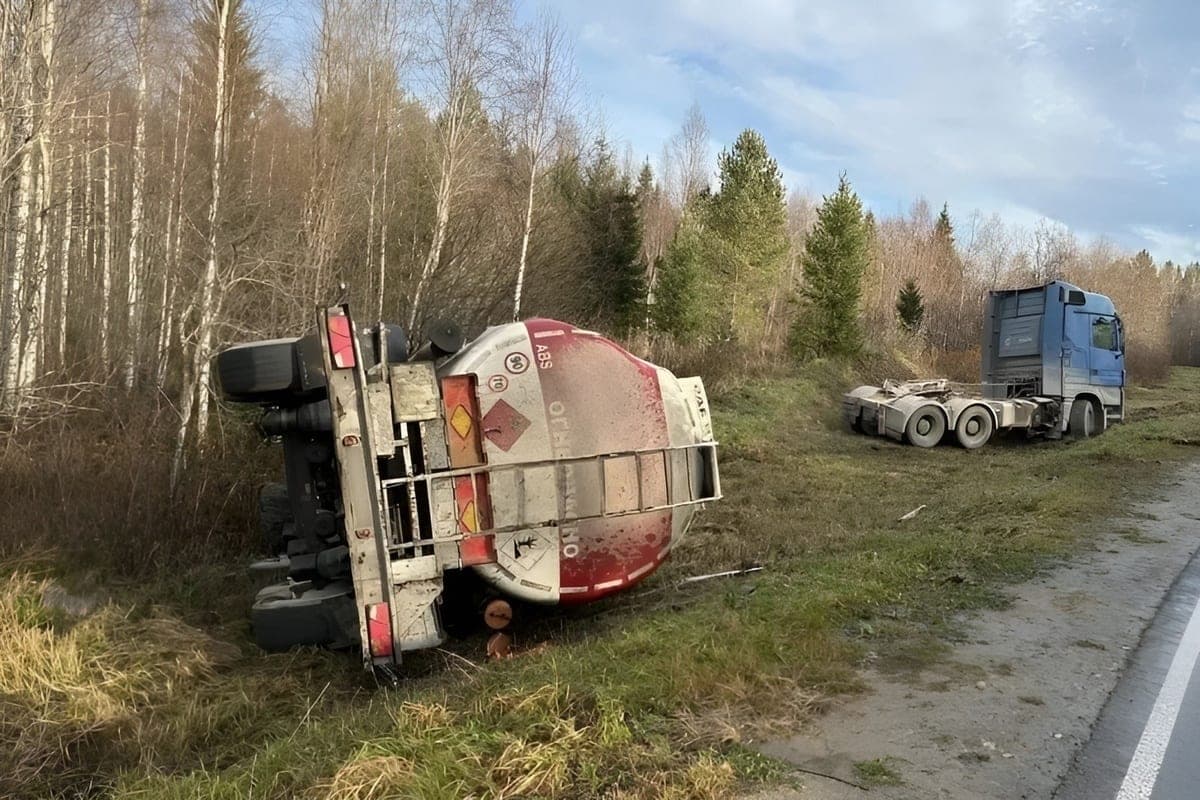 In the Nyandom district there was an accident with a fuel spill