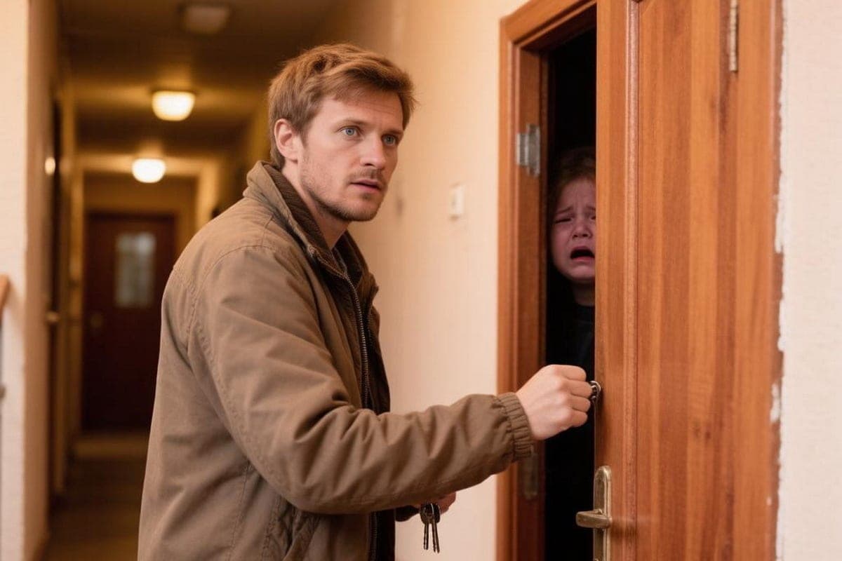 The lover had to escape through the window from the Russian returned home