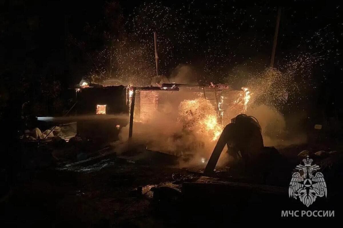 In the Novgorod region burned down one bath and was saved another