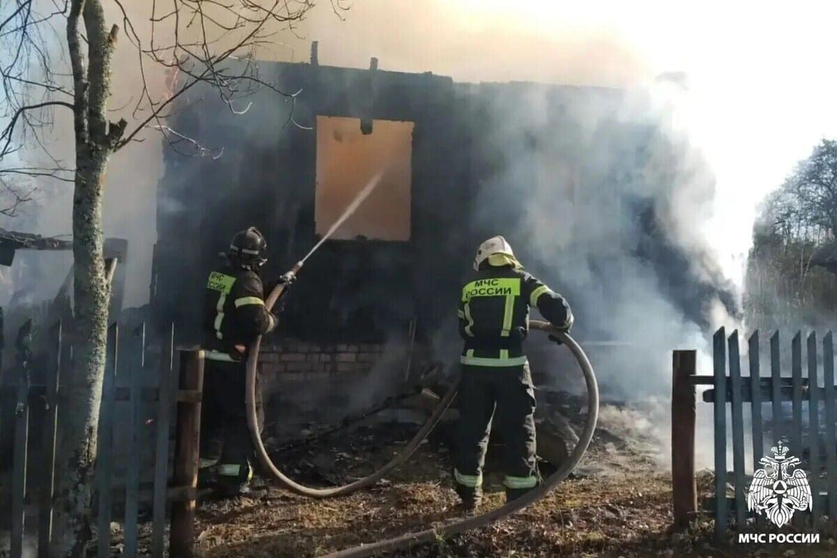 The body of a woman was found during the extinguishing of a fire in the Tver region