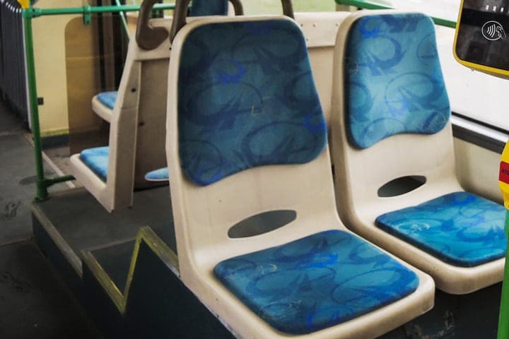 For a man, a trip on the bus ended in hospitalization in serious condition