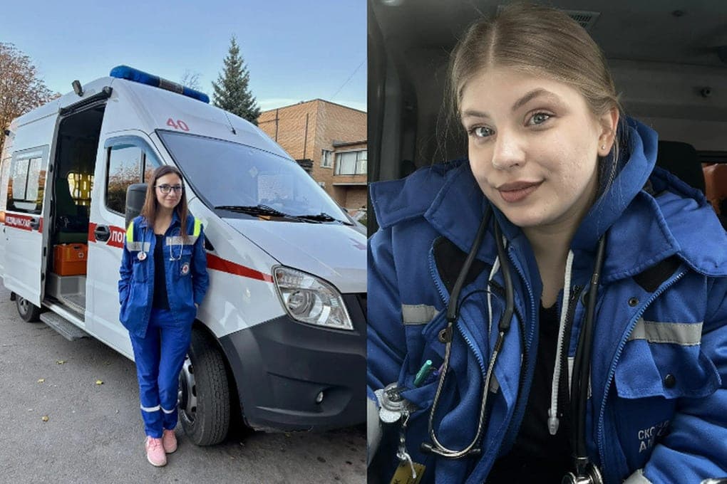 Ryazanka thanked the ambulance team for saving her mother