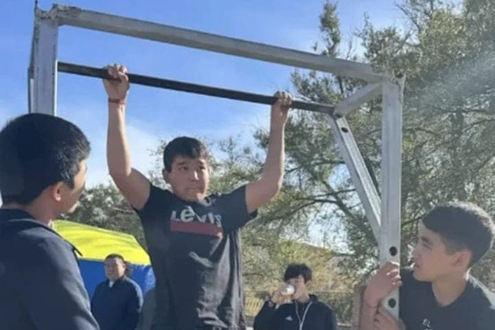 In the district center of Kalmykia, the holiday was celebrated with sports competitions