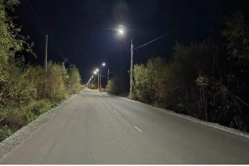 The road to the sites of large families on the street Border in Vologda was put in order